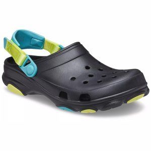 NEW CROCS Mens Sizes 10, 13 Classic All-Terrain Clogs - Black/ Multi